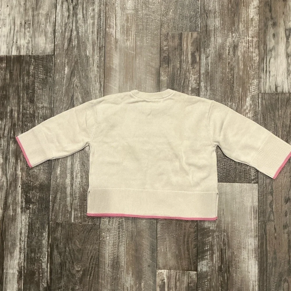 GAP Cream Sweater with Bear Motif Size 2T
